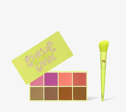 curve case pressed powder + Pinceaux - Made by mitchell